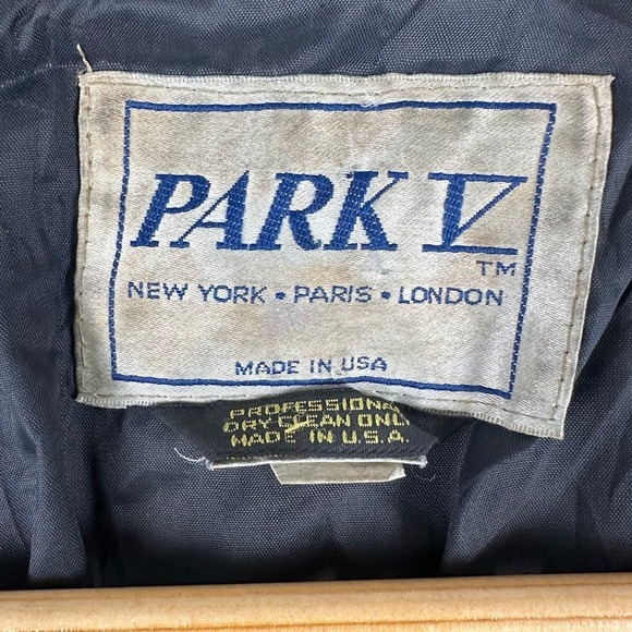 Vintage PARK V Leather Jacket Fringe Western Black Women Made in USA Biker Moto - Picture 5 of 13